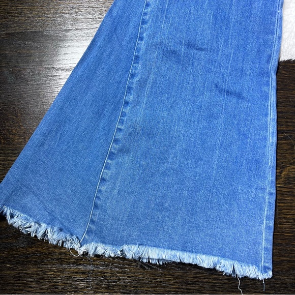 Newbury Kustom Ripped Bellbottom Flare Jeans Size 29 - Picture 3 of 9